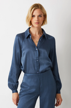 Load image into Gallery viewer, MOORE BUTTON-UP SHIRT STEEL
