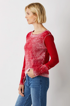 Load image into Gallery viewer, REVERSE PRINT CREW IN CRIMSON
