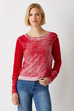 Load image into Gallery viewer, REVERSE PRINT CREW IN CRIMSON
