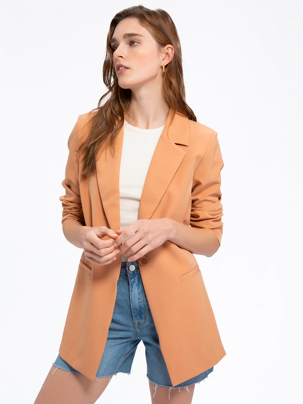 BRYCE WOVEN BLAZER LION